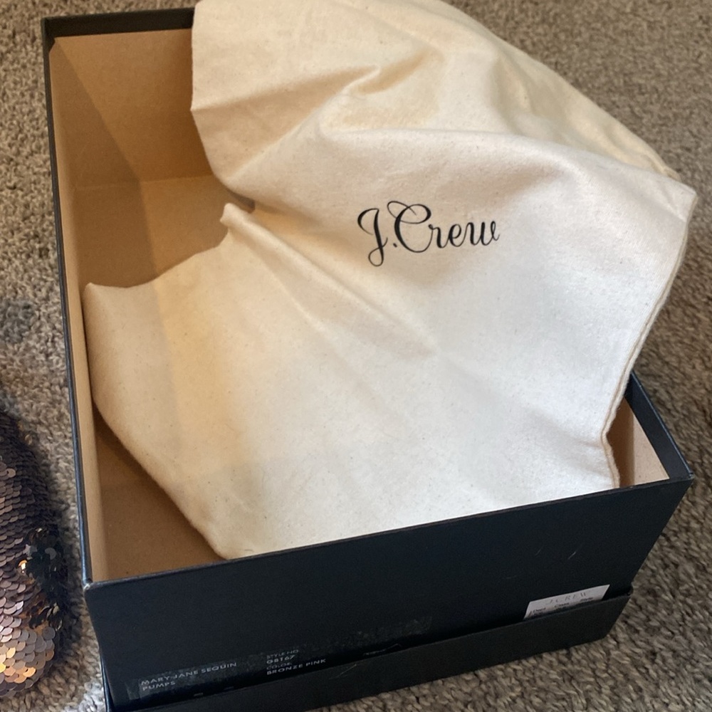 J. Crew Collection Sequin Heels Nib - image 5